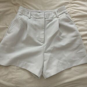 Zara White Shorts